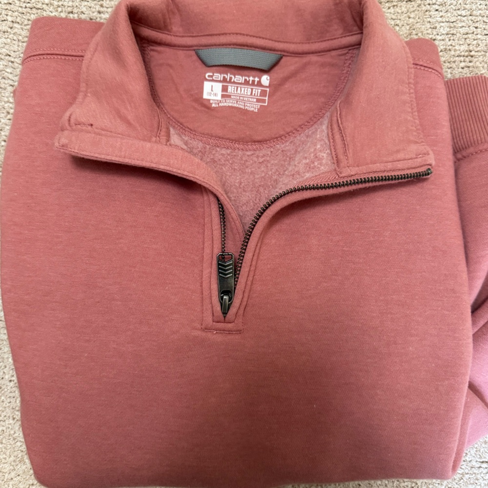 Carhartt relaxed fit 1/4 zip sweatshirt